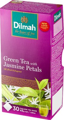 Dilmah All Natural Green Tea с цветками жасмина