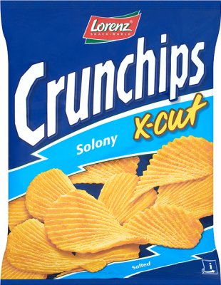 Crunchips chipsy ziemniaczane x-cut solone