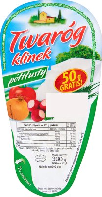 Mleko twaróg klinek półtłusty