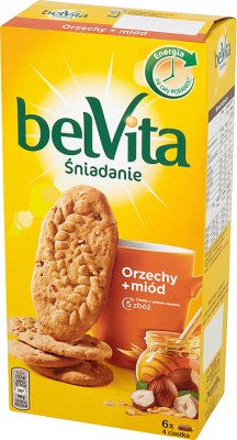 Belvita cereal biscuits with hazelnuts and honey