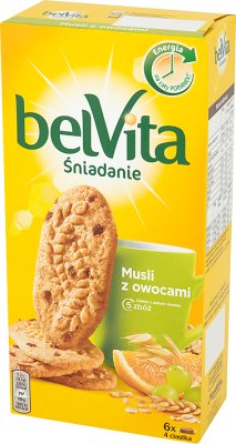 Belvita ciastka zbożowe musli z owocami