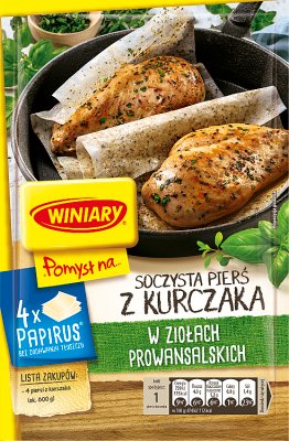 Winiary Pomysł na...  Soczystą pierś kurczaka w ziołach prowansalskich