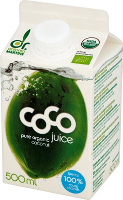 Natural coconut water with BIO