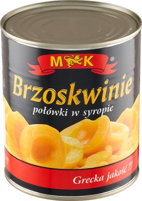 MK Brzoskwinie połówki w lekkim syropie