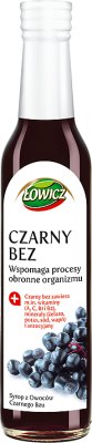 Łowicz Syrop Z owoców czarnego bzu