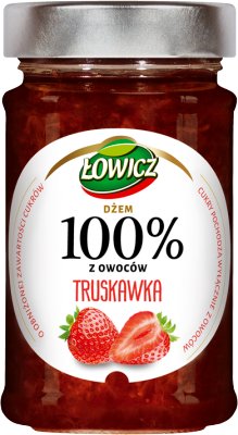 Łowicz Dżem 100% owoców Truskawka