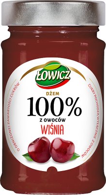 Łowicz Dżem 100% owoców Wiśnia