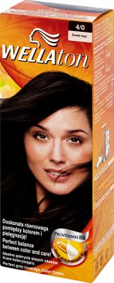 Wella Wellaton krem trwale koloryzujący z Serum z Provitaminą B5 4/0 średni brąz