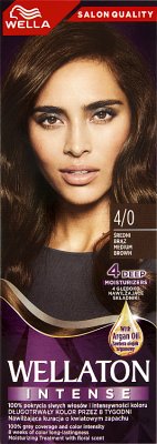 Wella Wellaton krem trwale koloryzujący z Serum z Provitaminą B5 4/0 średni brąz
