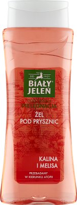 Biały Jeleń hipoalergiczny żel pod prysznic Kalina i Melisa