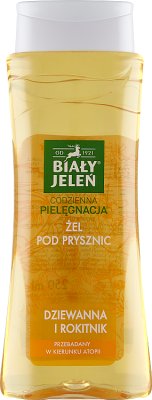 Biały Jeleń hipoalergiczny żel pod prysznic Dziewanna i Rokitnik