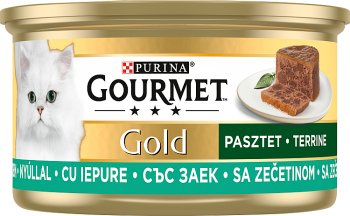 Gourmet Gold karma dla kotów Królik w pasztecie