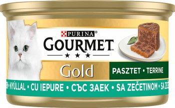 Comida de conejo gato en paté