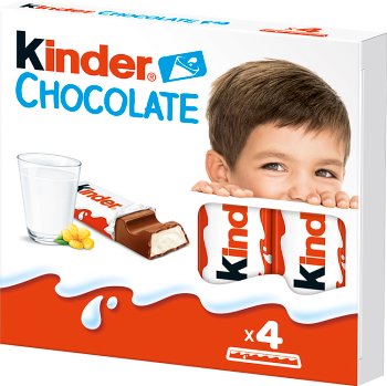 Kinder Chocolate 4 batoniki z mlecznym nadzieniem