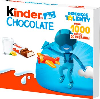 Kinder Chocolate 4 batoniki z mlecznym nadzieniem