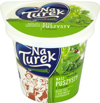 Turek Puszysty delikatny i śmietankowy z ziołami