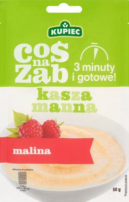 Kupiec Coś Na Ząb kasza manna malinowa