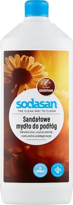 Sodasan organic BIO sandal soap for cleaning floors.