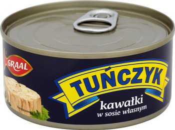 Graal tuńczyk kawałki w sosie własnym