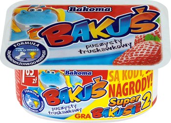 Bakoma Bakuś deserek puszysty truskawkowy