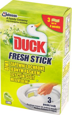 Duck Fresh Stick żelowe paseki do toalet cytrynowy