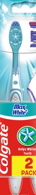 max blanc brosse à dents 1 +1 pcs moyennes libre