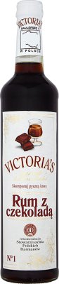 barman sirop de rhum avec du chocolat - de victoria