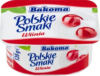 Polish cherry yogurt flavors