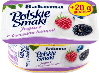 Bakoma Polskie Smaki jogurt  owoce leśne