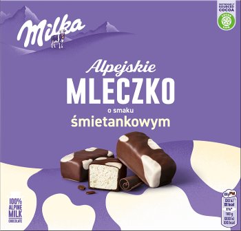Milka alpejskie mleczko  łaciate
