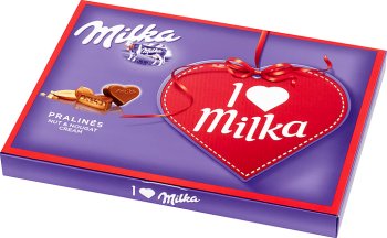 I love Milka 110G  NUT & NOUGAT