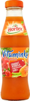 Vitaminka gran y frutas de zanahoria , manzana y ACEROLA GRANADA