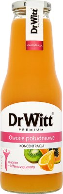 Dr Witt Premium napój Owoce południowe Koncentracja magnez + kofeina z guarany