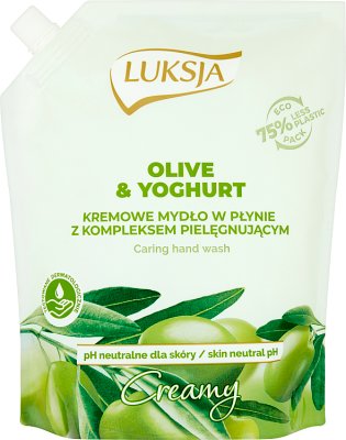 cremige Seife Lieferung von Olivenöl und Aloe Vera