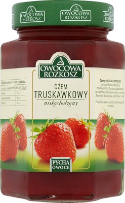 Owocowa rozkosz dżem truskawkowy niskosłodzony