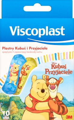 Viscoplast Disney Plastry opatrunkowe Kubuś Puchatek magnes gratis