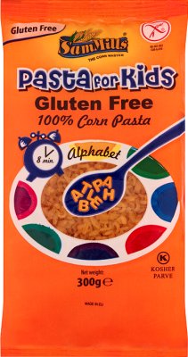 glutenfreie Pasta- Alphabet für Kinder