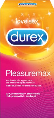 Durex Pleasuremax prezerwatywy z wypustkami