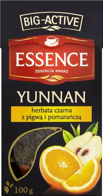 Big-Active Essence Yunnan herbata czarna liściasta Z pigwą i pomarańczą