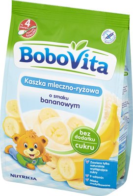 BoboVita kaszka mleczno-ryżowa bananowa bez cukru