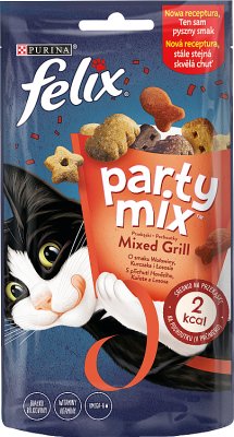 Purina Felix Party mix przysmak dla kotów Mixed Grill