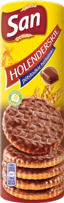 Dutch biscuit with chocolate