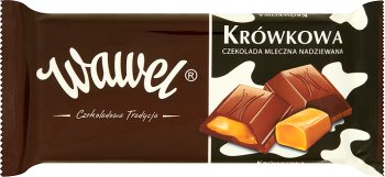 Wawel chocolate with filling Krówkowym