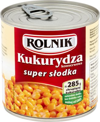 Rolnik kukurydza konserwowa