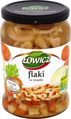 Łowicz flaki wołowe w rosole