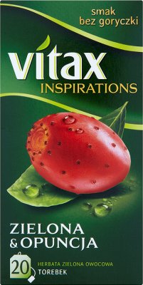 Vitax Inspirations herbata zielona owocowa z opuncją