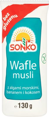 Sonko wafle musli z algami