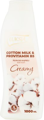 Luksja Creamy płyn do kąpieli XXL cotton milk & provitamin B5