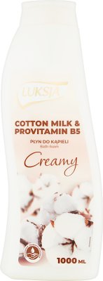 Luksja Creamy płyn do kąpieli XXL cotton milk & provitamin B5