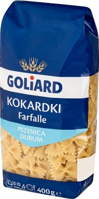 Goliard pasta Bows Farfalle 100% durum wheat